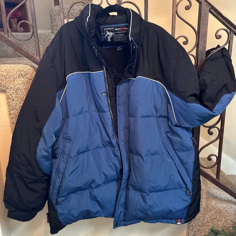 ZeroXposur Ski/Snowboard Blue/Black Jacket Mens XXL EUC